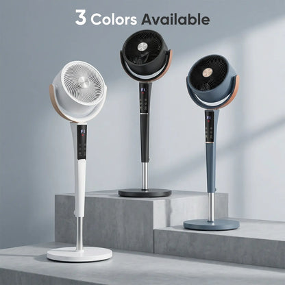 Quiet Adjustable Pedestal Fan with DC Motor